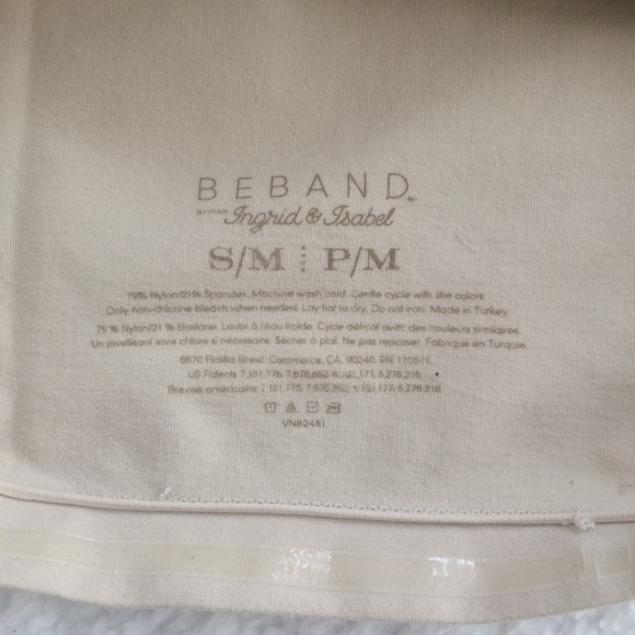 Set of 2 Belly Bands Black and Nude - Picture 3 of 6